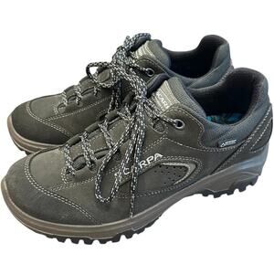 Scarpa Charcoal Gray Stratos GTX Gore-Tex Low Hiking Trail Shoes Waterproof Sz 7